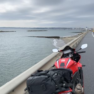 横須賀・三浦海岸シーサイドラインにてwith CBR650R①