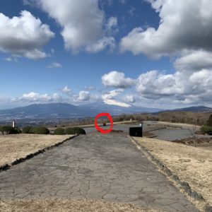 伊豆スカイライン・滝知山駐車場にCBR650R1台ぽっち(笑)