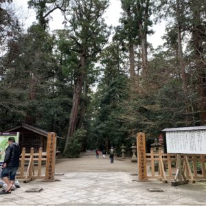 鹿島神宮・奥参道へ