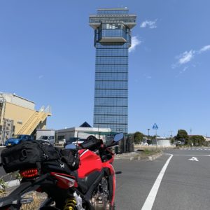 大洗マリンタワーにてwith CBR650R