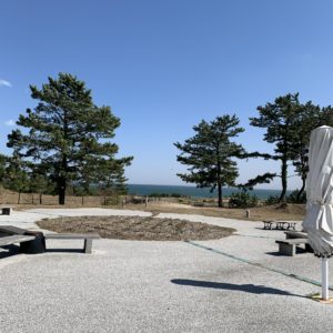 ひたち海浜公園・海浜口から公園に入った閑散なポイントにて