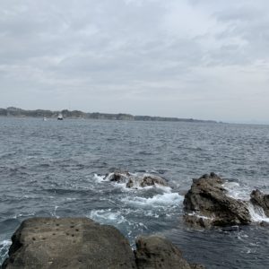 城ヶ島公園・旧安房埼灯台の麓からの海の眺め②