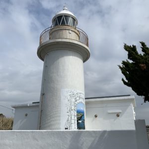 風格のある白亜の城ヶ島灯台にて