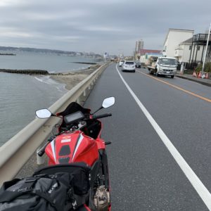 横須賀・三浦海岸シーサイドラインにてwith CBR650R②
