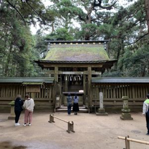 鹿島神宮・奥宮にて