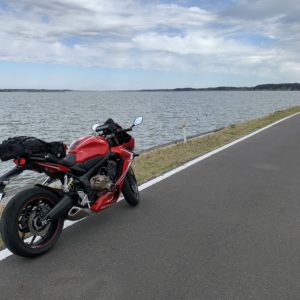 開放感max！北浦の風景with CBR650R①