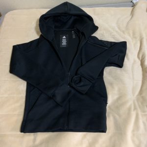 ウィンターテックジャケットのミドルをパーカーに変更