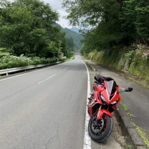 爽快ロードR299にてwith CBR650R②
