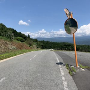 月夜平大橋展望台ポイントのハーモニックロード風景①