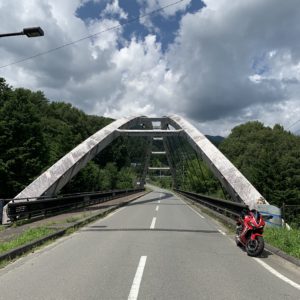 ハーモニックロード月夜平大橋＆CBR650R