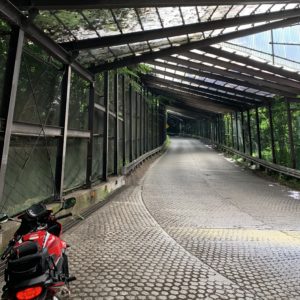 戸隠バードライン七曲りにてwith CBR650R②
