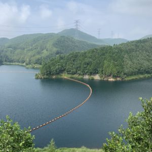 高台からの乙女湖風景①