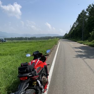 八ヶ岳まきばラインにてwith CBR650R③
