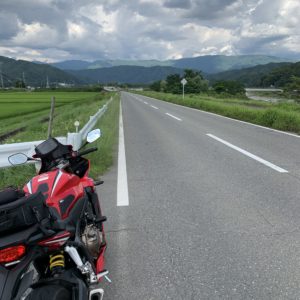 南アルプスへ一直線！ナイスロードにてwith CBR650R