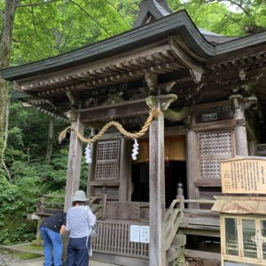 戸隠神社奥社参拝コース⑬「九頭龍社で参拝」