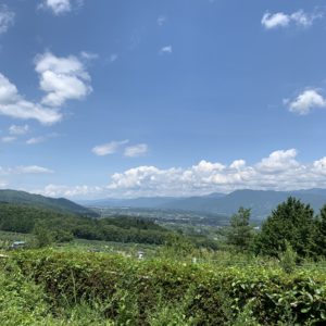 ハーモニックロードからの南アルプスの展望with CBR650R②