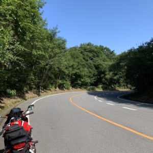 榛名山からのダウンヒルロードr28にてwith CBR650R②