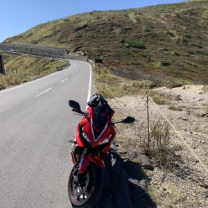 2019年秋の志賀草津道路・山田峠にてwith CBR650R