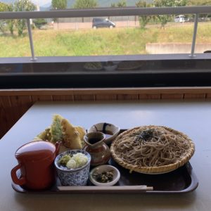 道の駅 北信州やまのうちのお蕎麦＆天ぷら