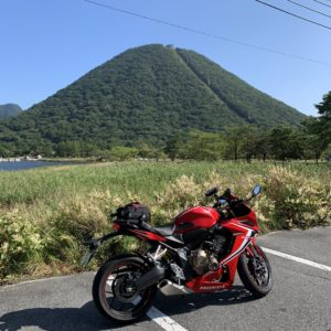 榛名富士を望むwith CBR650R