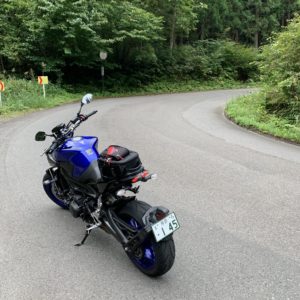 布引高原へ向かう1・5車線ロードにてwith MT-09②