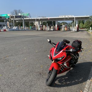 久々の渋川伊香保IC with CBR650R