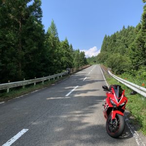 榛名山西の農道的な爽やかロードにてwith CBR650R④