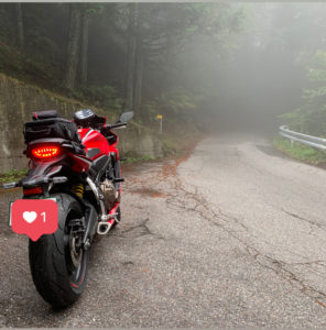 高ボッチ高原を目指し坂を登り続けるCBR650R③