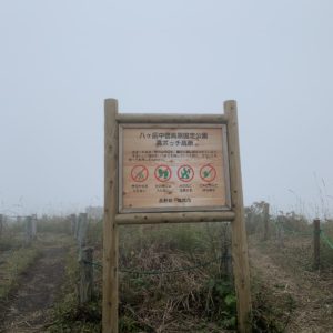 高ボッチ高原見晴らしの丘を登る②