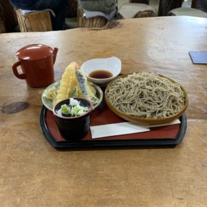 「そば処 白山」の新蕎麦天ぷらセット
