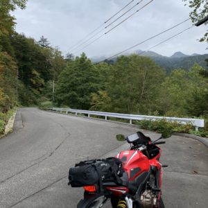 霊峰ライン頂点近い走りやすいエリアにてwith CBR650R