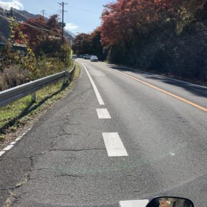 快走2車線R349にて