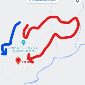 下栗の里周辺Map