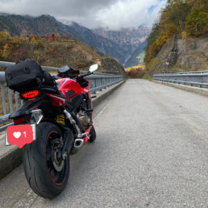 北アルプス大橋正面アングル！with CBR650R②