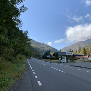 山間部に入っていくR158