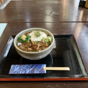 「そば処　ながせ」のなめことろろ蕎麦