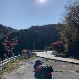 R151・祭り街道にて南アルプスを望むwith CBR650R②