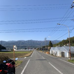 伊那谷ののびやかなストレートにて