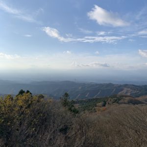 八溝山山頂の展望台からの眺め①