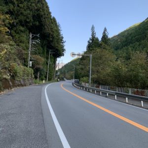 快走ロードR257にて