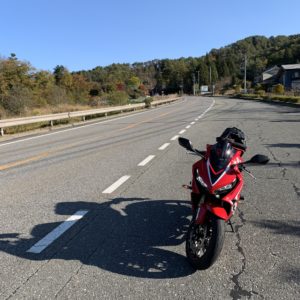 超快走2車線が続くR153にてwith CBR50R