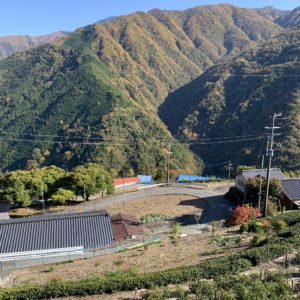 下栗の里の上り途中のポイントにてwith CBR650R②