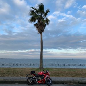 冬の朝の千葉フォルニアwith CBR650R②