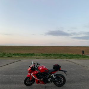 利根川ゆうゆう公園の清々しい風景with CBR650R②