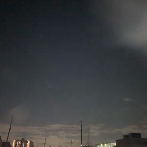 朝5:30の埼玉自宅近くの空模様