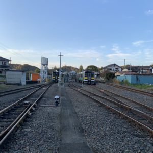 永源寺手前、常陸大子駅近くの風景