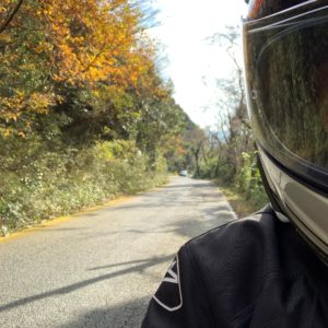 鹿野山九十九谷展望公園に向かうr93の山間コースにて