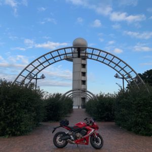 袖ヶ浦海浜公園の気持ちいい風景with CBR650R③