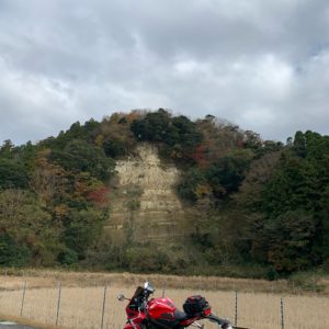 内房R465の風景にてwith CBR650R②
