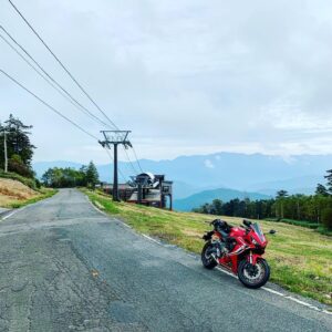 絶景の御岳スカイラインにて